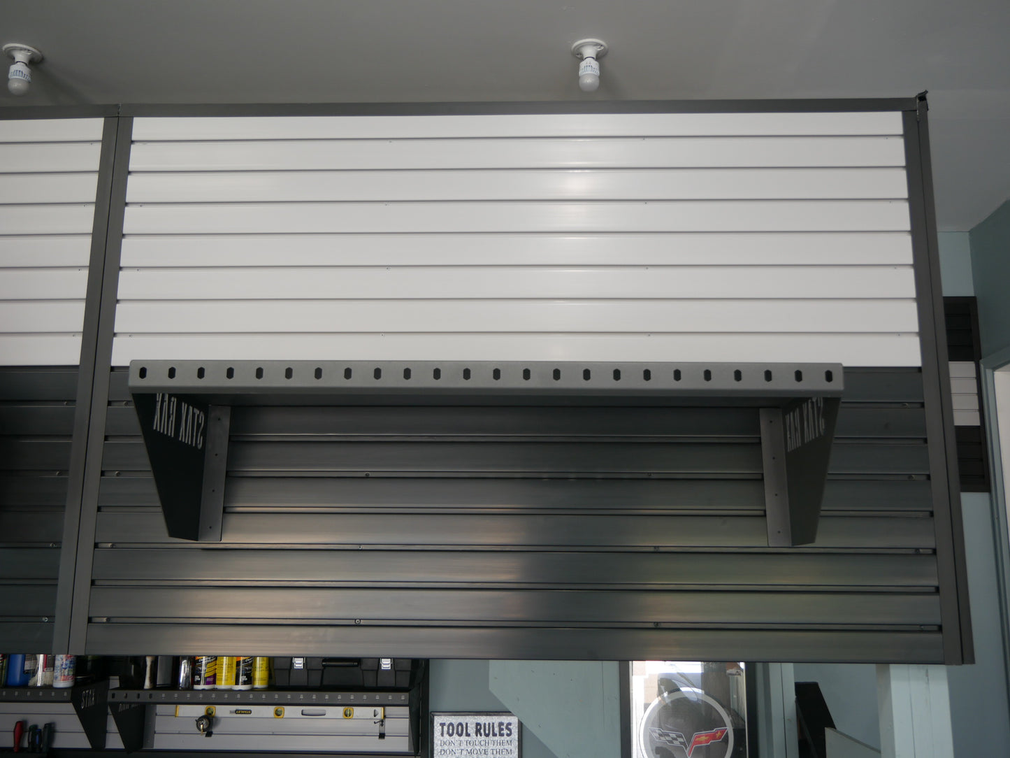 36 /48 inch Slot Wall Shelving Rax